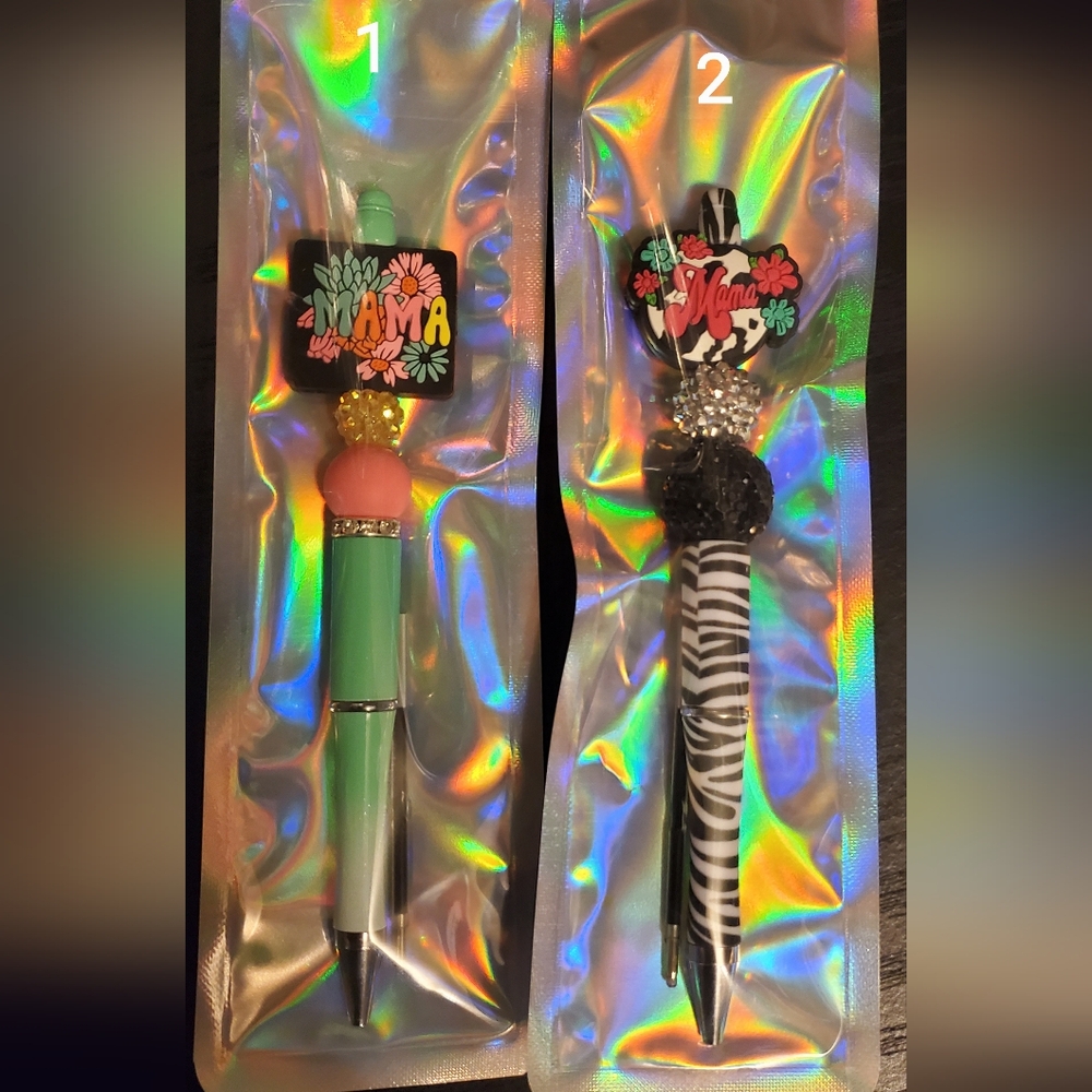 Beaded pens